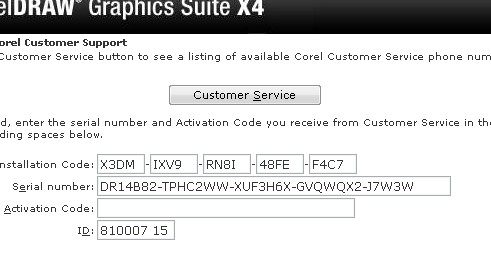 serial number for corel x5